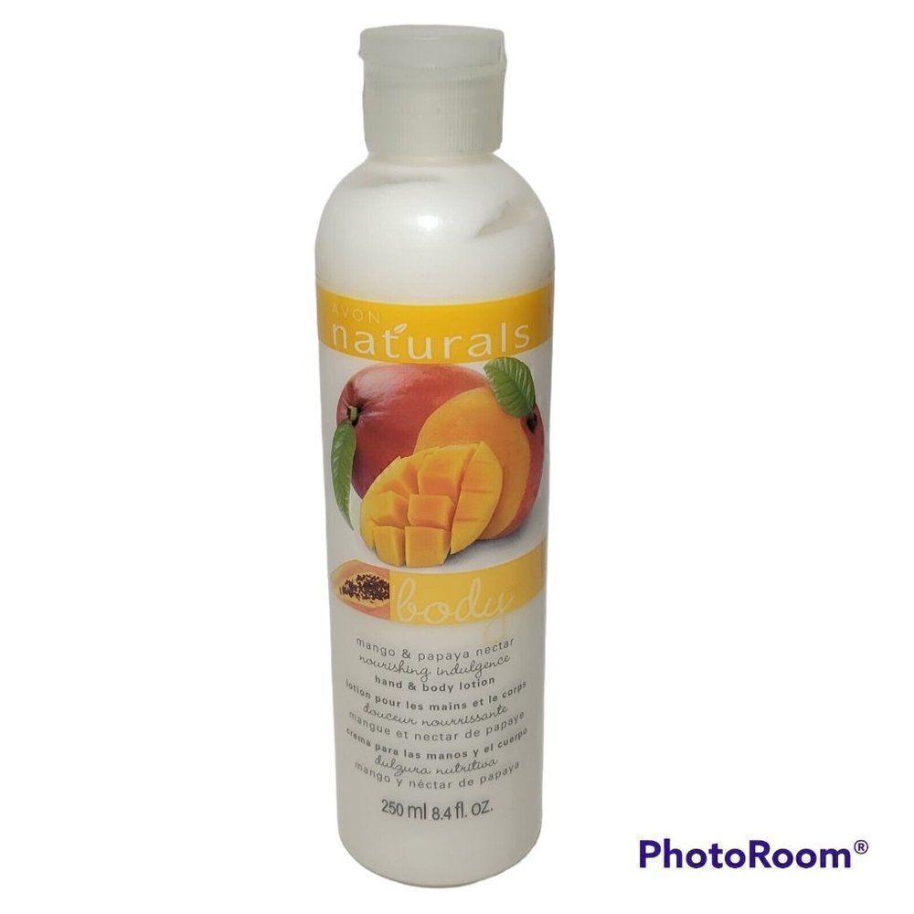 Avon Naturals Hand Body‎ Lotion Mango & Papaya Nectar 8.4oz Full Size New Sealed